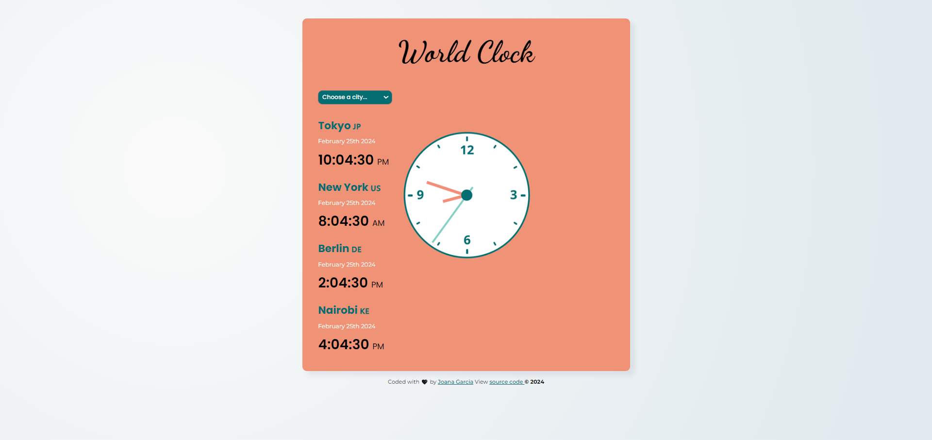 world-clock App